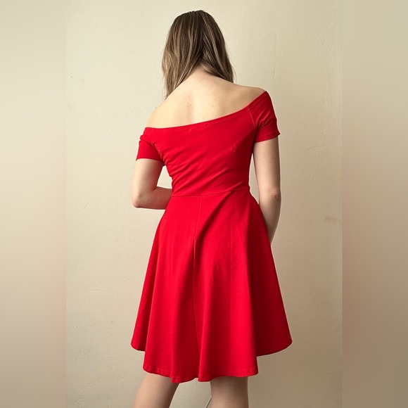 Red High-Low Skater Dress size Small - Picture 2 of 7